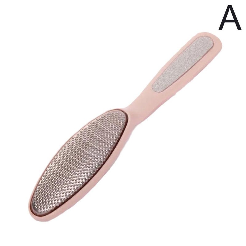 Stainless steel foot file, double-sided foot file, multi-functional foot scrubber, foot file.